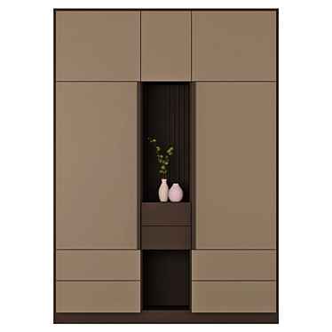 Elegant Entryway Composition 49 3D model image 1 