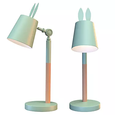 Scandi Bunny Table Lamp 3D model image 1 