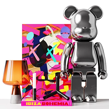 Limited Edition KAWS Figurine 3D model image 1 