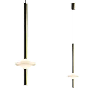 Cursa Pendant Lamp - Sleek and Stylish Lighting 3D model image 1 