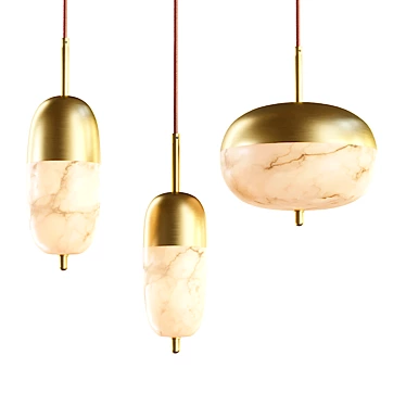 Silia Pendant Lamp: Elegant Lighting Solution 3D model image 1 