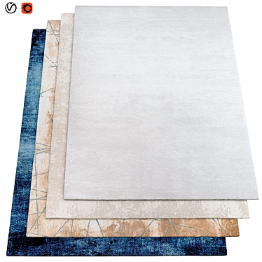 Luxury Texture Carpets 3D model image 1 