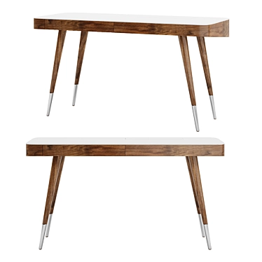 Modern Newton Desk: Stylish and Functional 3D model image 1 