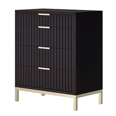 Elegant Ferndale Chest of Drawers 3D model image 1 