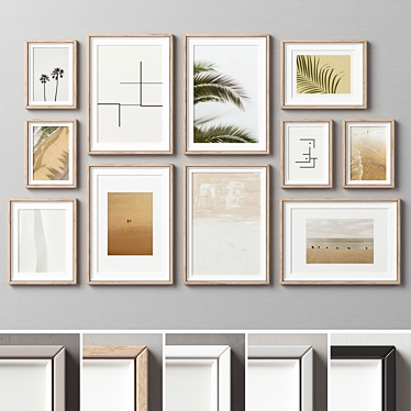 Modern Frames Collection - 11 Styles 3D model image 1 
