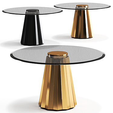 Luxurious Darian Dining Table 3D model image 1 