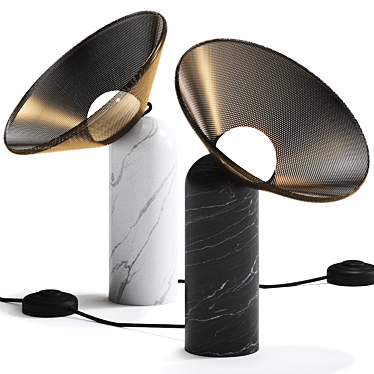 Iris Table Lamp: Illuminating Beauty for Any Space 3D model image 1 
