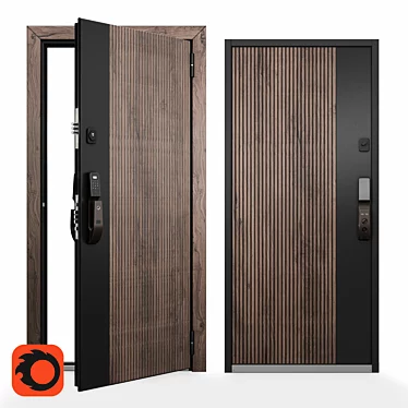 OM Torex Cyber Smart Door 3D model image 1 