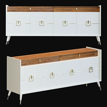 Marcela Chest: Elegant Storage Solution 3D model image 1 