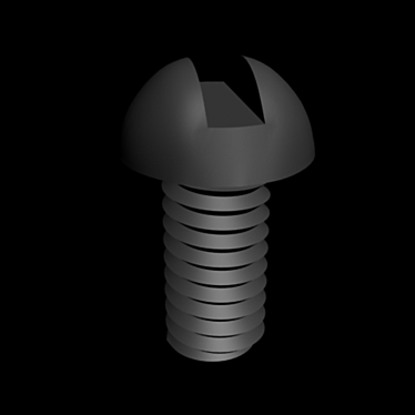 Precision 7mm Bolt 3.85mm-0.276mm Step 3D model image 1 