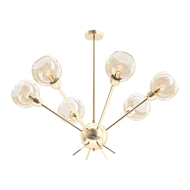 Mace Chandelier: Loft Elegance 3D model image 1 