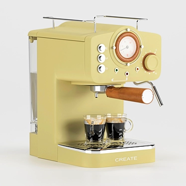 Retro Espresso Machine: Ikohs Thera Matt 3D model image 1 