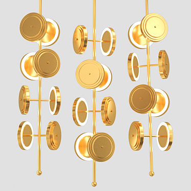 Elegant Le Royer Chandelier 3D model image 1 