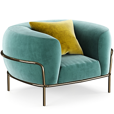 Sophie Gallotti and Radice Armchair: Elegant and Modern Seating 3D model image 1 