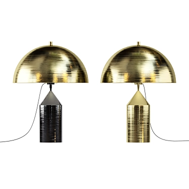 Hudson Retro Metal Floor Lamp 3D model image 1 