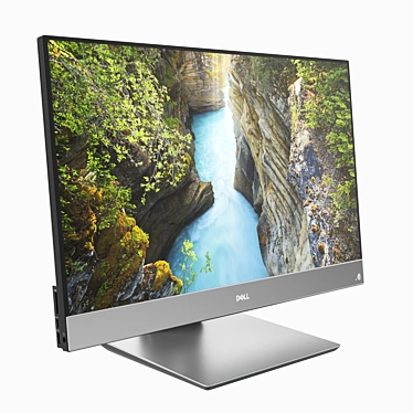 Dell OptiPlex 7780 All-in-One: Powerful Performance in a Sleek Design 3D model image 1 