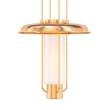 Mid-Century T-825 Ceiling Lamp 3D model image 1 