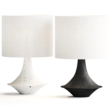 Elegant Coulwood Table Lamp 3D model image 1 