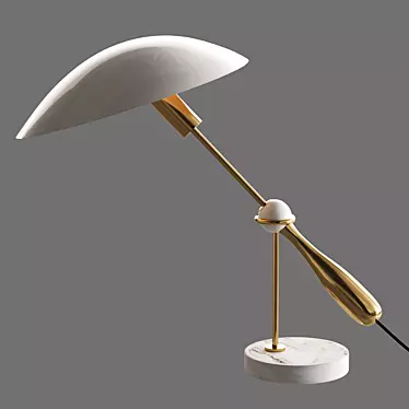 Sandra Severi Sarfatti Lamp 3D model image 1 