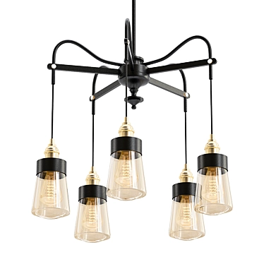 Elegant Savoy House Chandelier 3D model image 1 