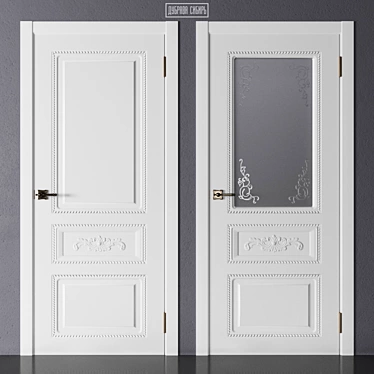 Dubrava Siberia - Classic 3D Door Collection 3D model image 1 