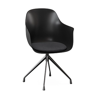 Modern Scandinavian Office Swivel Chair 3D model image 1 