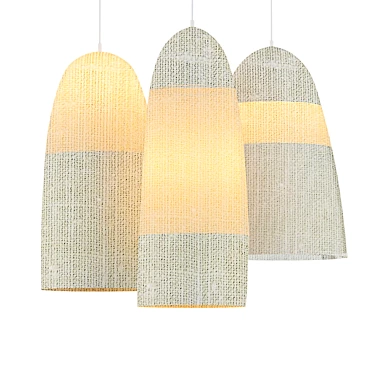 3Ha Rope Pendant Light 3D model image 1 