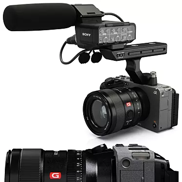 Title: Sony FX3 Full-Frame Cinema Camera 3D model image 1 