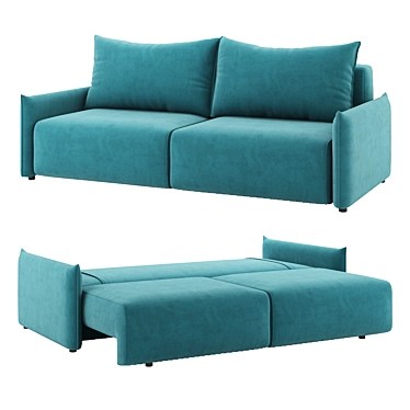 Floris Sofa: Elegant and Functional 3D model image 1 