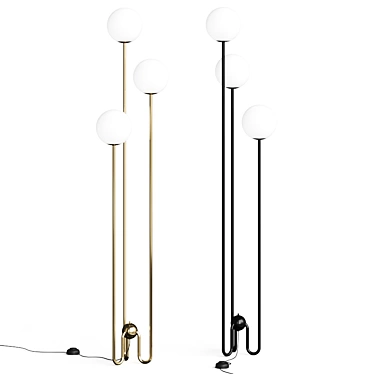 Elegant Illona Floor Lamp - Illuminate Your Space 3D model image 1 