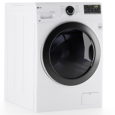 Smart Dryer Washing Machine 3D model image 1 