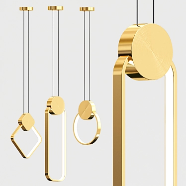 MITCH Pendant Collection: Modern Design Lamps 3D model image 1 