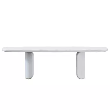 Elegant Elinor Table: Perfect Blend of Style and Function 3D model image 1 