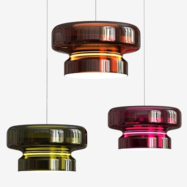 Bohemia Translucent Pendant Light 3D model image 1 