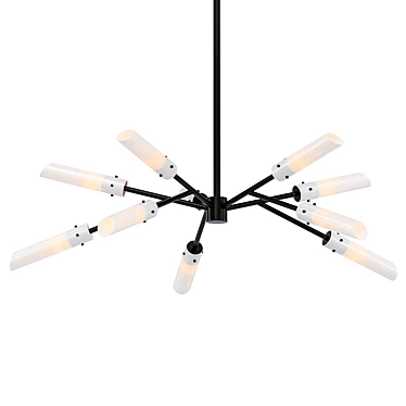 Sophisticated Troy High Line Chandelier 3D model image 1 