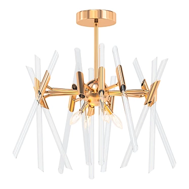 Elegant Themyscira Chandelier 3D model image 1 