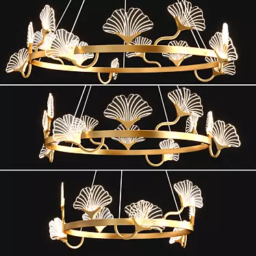 Title: Stylish Selvi B Pendant Light 3D model image 1 