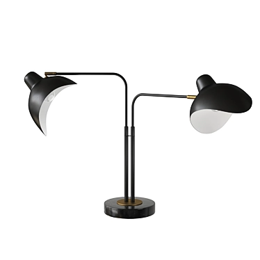 Elegant Eichholtz Joshua Table Lamp 3D model image 1 
