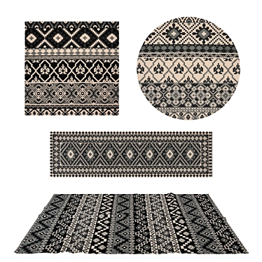 Versatile Rug Collection 3D model image 1 