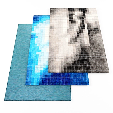 Modern Rugs Collection 3D model image 1 