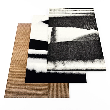 High Resolution Rug Set - 6 Pieces 3D model image 1 