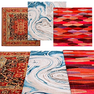 Square Rugs | Various Sizes 3D model image 1 