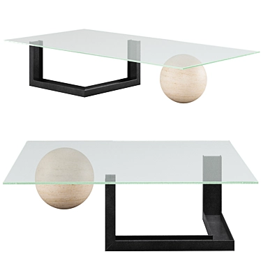 Elegant Levante Coffee Table 3D model image 1 