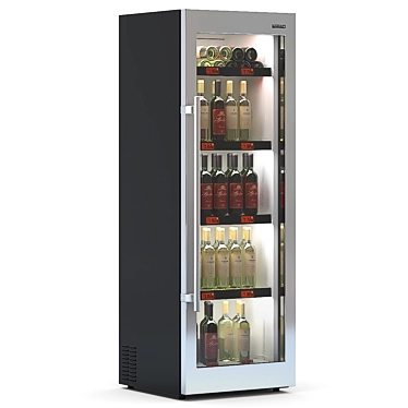 Title: Wine-Bottle Refrigerator: Sleek and Spacious! 3D model image 1 