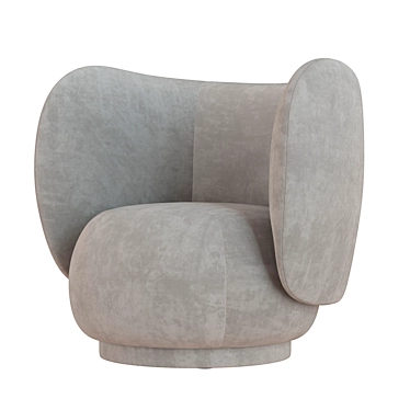 Rico Lounge Chair - Elegant and Comfortable Seating 3D model image 1 