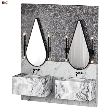 Luxury Marble Elegance 3D model image 1 