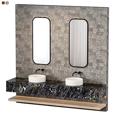 Modern Bathroom vanities for 2021 3D model image 1 