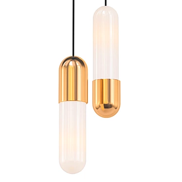 Sleek Amalia Pendant Light 3D model image 1 