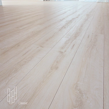 Reykjevik Oak Wood Flooring 3D model image 1 