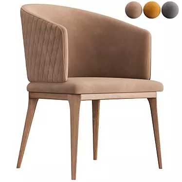Contemporary Opera Louise Chair 3D model image 1 